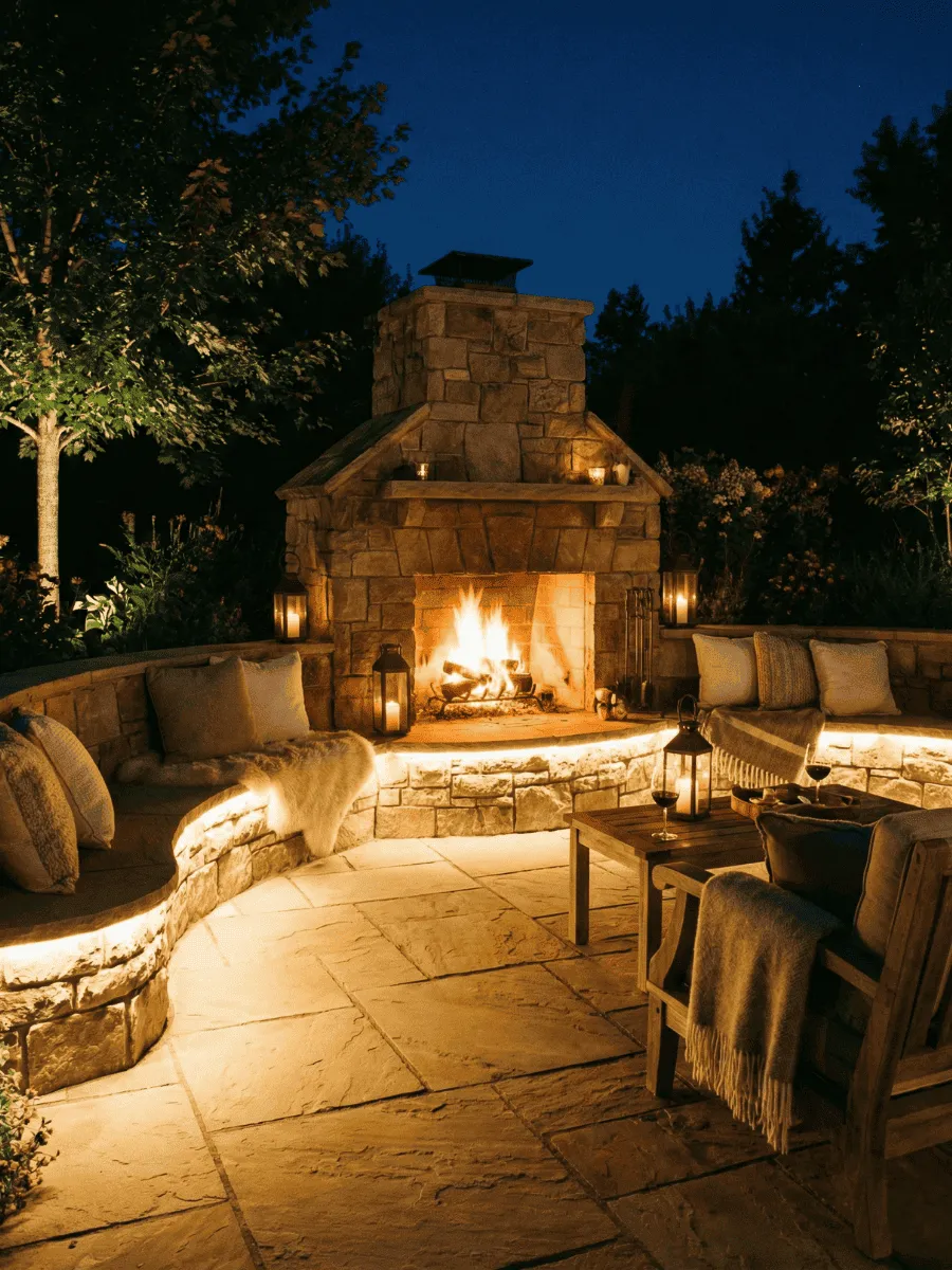Warm 2700K LED landscape lighting Vienna VA