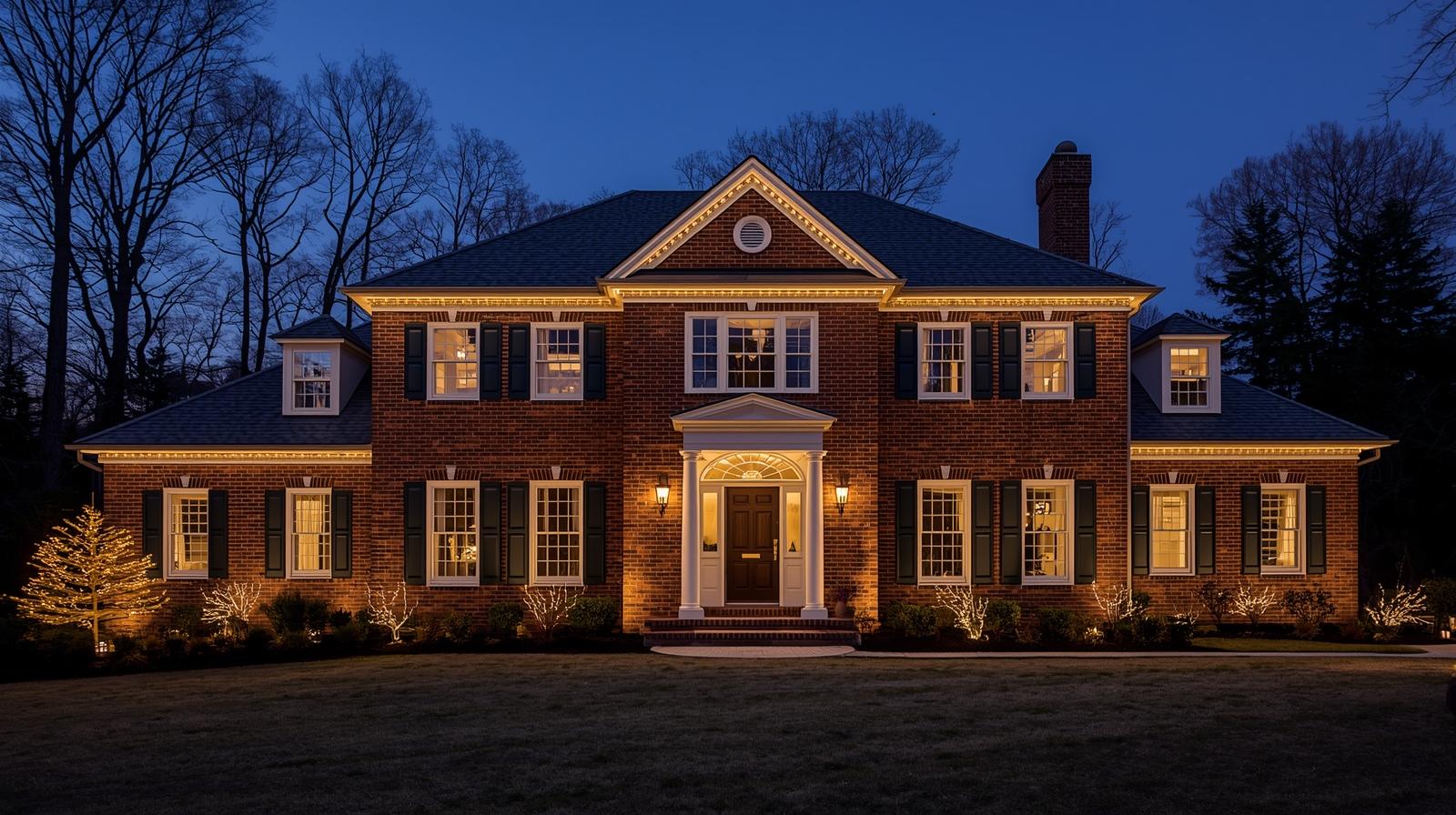 Classic Brick Colonial Lighting