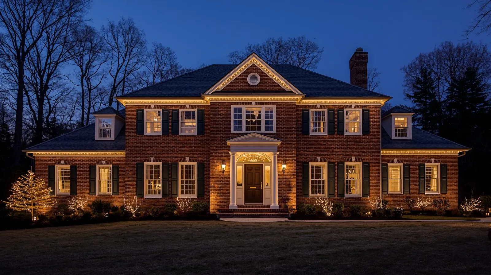 Classic Brick Colonial Lighting
